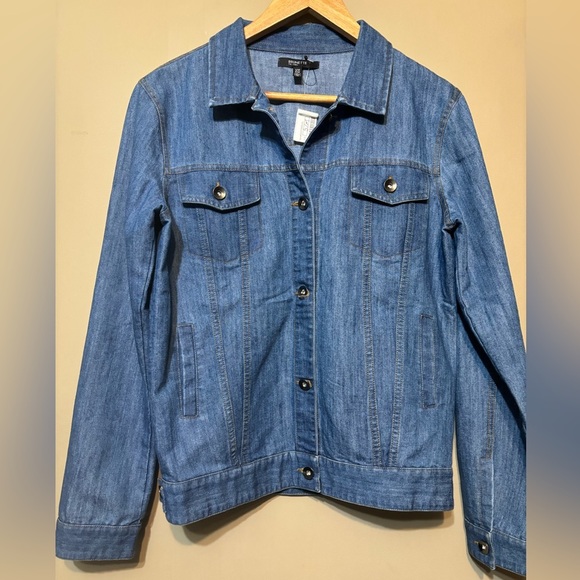 BRUNETTE THE LABEL Blonde Denim Jean Jacket - Picture 2 of 5